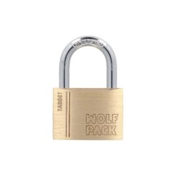 Candado Latón Arco Normal 50 mm. Serie Target. Arco Endurecido. Candado Maletas, Candado Taquillas, Candado Puertas