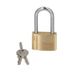 Candado Latón Arco Largo 50 mm. Arco Endurecido. Candado Maletas, Candado Taquillas, Candado Puertas