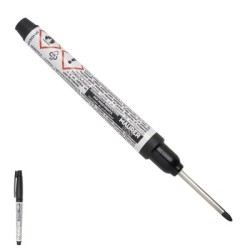 Rotulador Marcador Punta Larga Negro, Marcador Agujeros Profundos, Marcador Zonas Difícil Acceso, Trazador, Rotulador Obras,