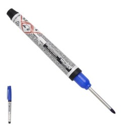 Rotulador Marcador Punta Larga Azul, Marcador Agujeros Profundos, Marcador Zonas Difícil Acceso, Trazador, Rotulador Obras,