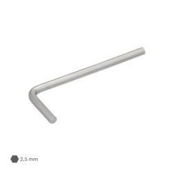 Llave Allen Estándar Acero Cromo Vanadio Profesional 2,5 mm. Llave Hexagonal
