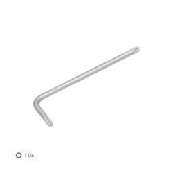 Llave Torx Estándar Acero Cromo Vanadio Profesional T06 mm. Llave Estrella, Llave Allen Estrella