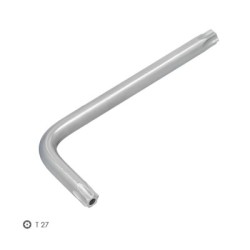 Llave Torx Inviolable Estándar Acero Cromo Vanadio Profesional T27 mm. Llave Estrella, Llave Allen Estrella