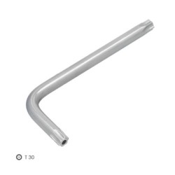 Llave Torx Inviolable Estándar Acero Cromo Vanadio Profesional T30 mm. Llave Estrella, Llave Allen Estrella