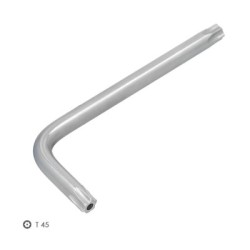Llave Torx Inviolable Estándar Acero Cromo Vanadio Profesional T45 mm. Llave Estrella, Llave Allen Estrella