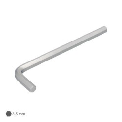 Llave Allen Larga Acero Cromo Vanadio Profesional 3,5 mm. Llave Hexagonal, Llave Allen Taller Mecánica, Llave Allen Bricolaje