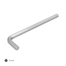 Llave Allen Larga Acero Cromo Vanadio Profesional 4,0 mm. Llave Hexagonal, Llave Allen Taller Mecánica, Llave Allen Bricolaje