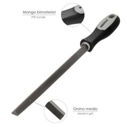 Lima Con Mango Triángulo Entrefina 6"