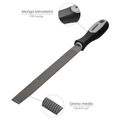 Escofina Con Mango Ebanista Entrefina 6"