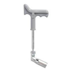 Llave Bujías Articulada 14 mm. Con Mango T