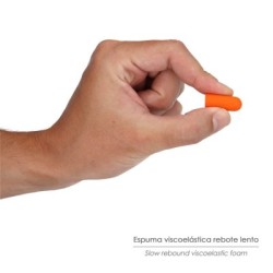 Tapón Espuma Pu Para Oídos Set 2 Tapones Snr 31 Db Trabajar, Dormir, Estudiar, Leer, Viajar, Ronquidos, Protección Auditiva.