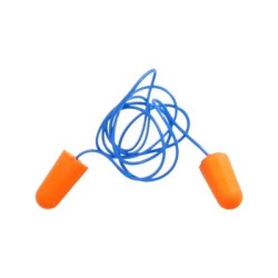 Tapón Espuma Para Oídos 2 Tapones Con Cordón Snr 31Db Trabajar, Dormir, Estudiar, Leer, Viajar, Ronquidos, Protección Auditiva