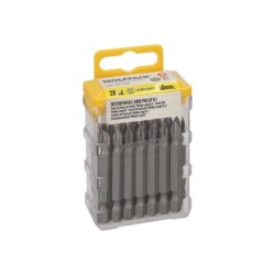 Puntas Largas Destornillador Phillips N.º 1 (20 Piezas). Acero S2 al Cromo Vanadio. Puntas Hexagonales, Destorpuntas,