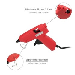 Pistola Termocolante WOLFPACK- IDE 10w/ 7 mm Mini
