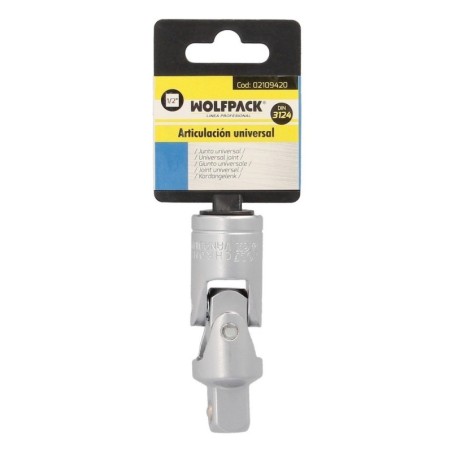 Articulación Universal 1/2" Acero Cromo Vanadio, Aristas Redondas, Articulación Carraca, Articulación Cardiana,