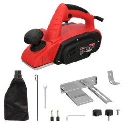 Cepilladora Eléctrica 710 Watt. Ancho Corte 82 mm. Profundidad 2 mm. Base Aluminio / Acero Cepillo Eléctrico Madera Carpintero