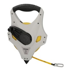 Cinta Métrica Fibra de Vidrio 50 Metros Sistema 3x Velocidad Recogida