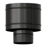 Terminal Antirrevocante Estufa Vitrificado Negro Diámetro 120 mm.