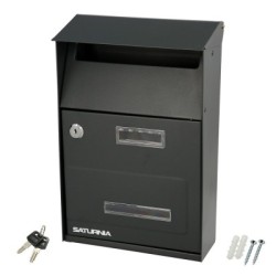 Buzón Exterior Country Gris Oscuro 215 x 320 x 105 mm.