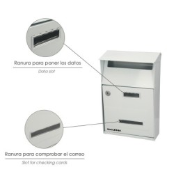 Buzón Exterior Country Blanco 215 x 320 x 105 mm.