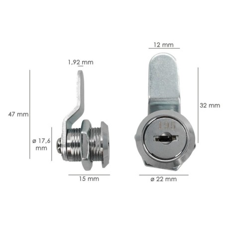 Cerradura Recambio Para Buzón Residence