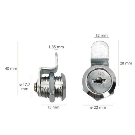 Cerradura Recambio Para Buzón Palace
