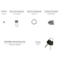 Cerradura Recambio Para Buzón Palace