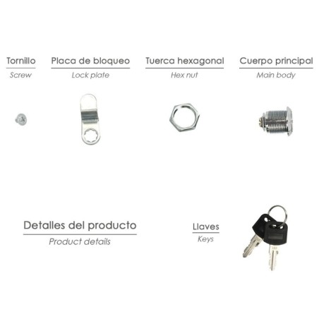 Cerradura Recambio Para Buzón Palace