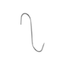 Gancho Carnicero Inoxidable N.º 2 De 120 x 5 mm. Gancho Para Productos Cárnicos.