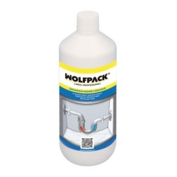 Desatascador Liquido Profesional 1 Litro. Gel Eliminador De Atascos, Desatascador Tuberías, Desatascador Pelos Tuberías