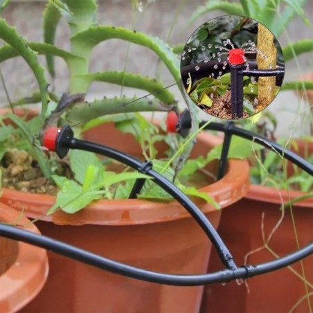 Gotero Regulable Gran Caudal Riego Por Goteo (Bolsa 100 Piezas) Riego Por Goteo, Microaspersión, Riego Por Nebulización