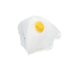 Mascarilla Respiratoria FFP2 Con Válvula. Plegable (20 Unidades) Envasadas Individualmente