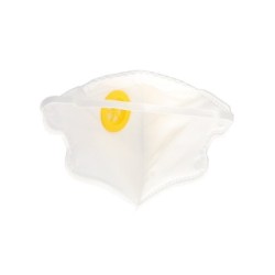 Mascarilla Respiratoria FFP2 Con Válvula. Plegable (20 Unidades) Envasadas Individualmente