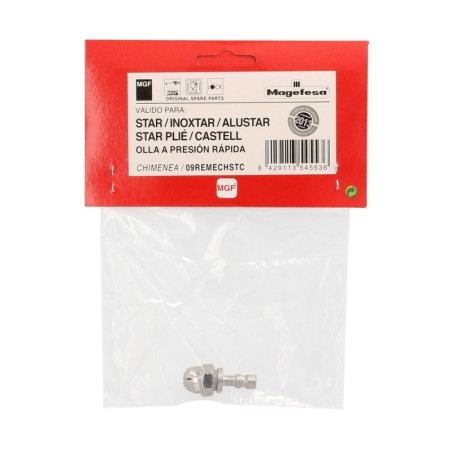 Chimenea Para Olla A Presión Modelo Magefesa Alustar / Castell / Inoxtar / Star / Star Plié©. Recambio oficial