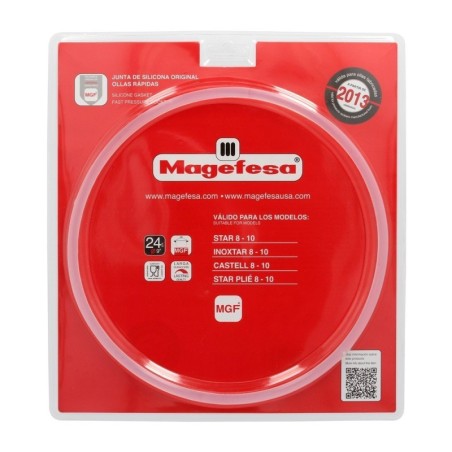 Junta De Silicona Para Olla Magefesa Diámetro24cm Olla Express Magefesa Star / Inoxtar / Castel / Star Plié©. Original.