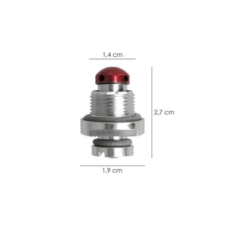 Válvula De Seguridad Compatible Con Olla A Presión Súper Rápida Magefesa Nova, Nova Pro, Prisma y Astra, Recambio oficial