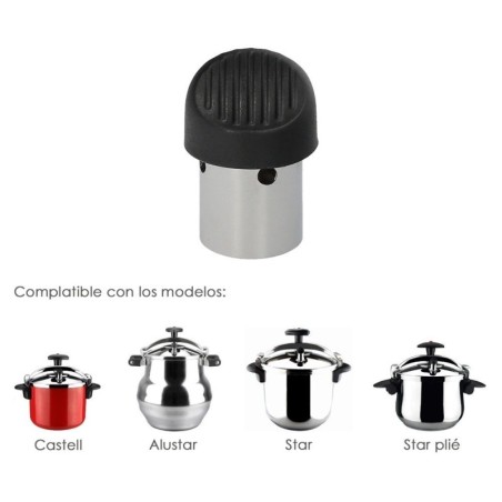 Válvula De Trabajo Para Olla A Presión Magefesa Ollas Express Castell / Alustar / Star / Star Plié© Recambio Oficial