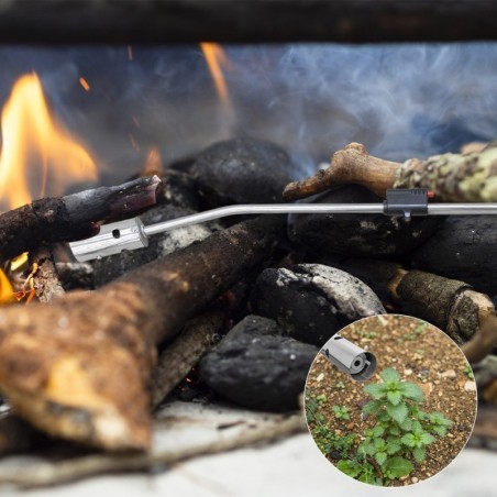 Soplete Quemar Hierba Con Encendido Piezoeléctrico funcionamiento Con Cartucho Gas