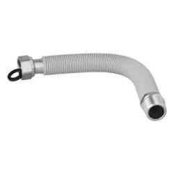 Tubería Extensible Agua Acero Inoxidable Corrugado. Longitud de 22,5 a 30 cm. Tomas 1/2"