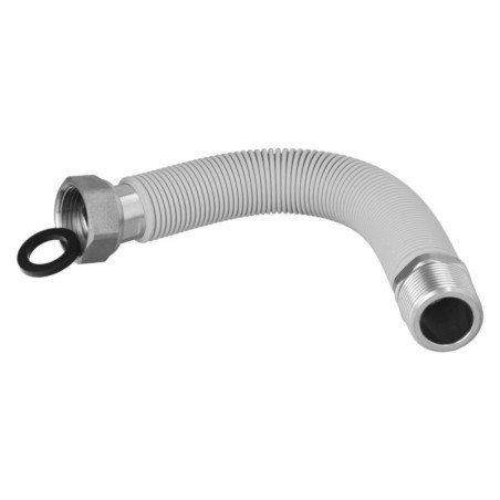 Tubería Extensible Agua Acero Inoxidable Corrugado. Longitud de 22,5 a 30 cm. Tomas 3/4"