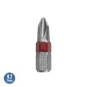 Puntas Largas Destornillador Phillips N.º 2 (2 Piezas). Acero S2 al Cromo Vanadio. Puntas Hexagonales, Destorpuntas,