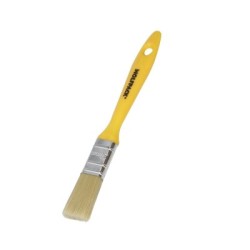 Paletina Profesional Cerda Blanca Ancho 20 mm. Cerdas Naturales Mango Plástico Ergonómico, Brocha Pintor, Pincel Pintura