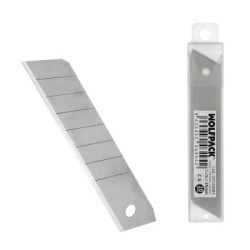 Hoja Cúter 18 mm. (Estuche 10 Piezas) Acero al Carbono.