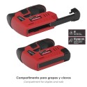 Clavadora Grapadora Recargable, Pistola Grapas y Clavos, Clavadora a Batería, 1.500 mAh, 40 Grapas Minuto Con Grapas y Clavos