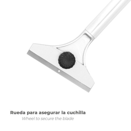 Rascador Mango Metálico Hoja De 10 Cm10 Cm