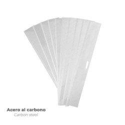 Hoja Recambio Rascador Mango Metálico 10 Cm (Estuche De 10 Piezas)