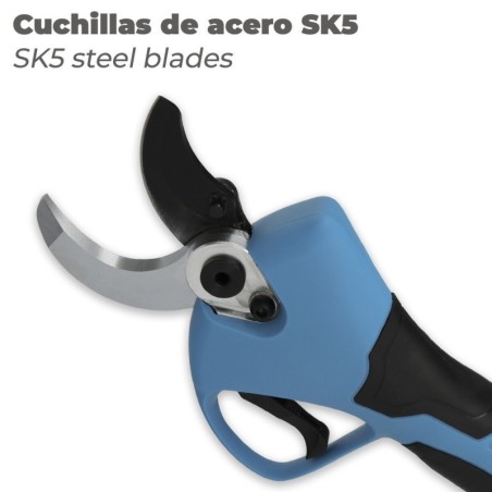 Tijera Podar A Batería 21v/2ah Con 2 Baterías y Maletín